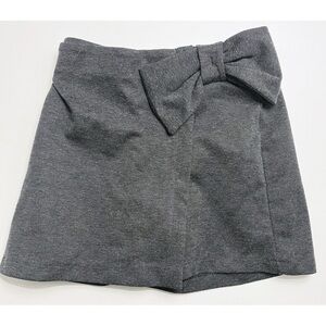 Zara • NWT Kids Grey Bow Accent Skort